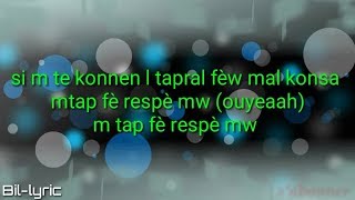 Kenny ft Baky popilè  Sim te konnenofficial lyrics [upl. by Acined]