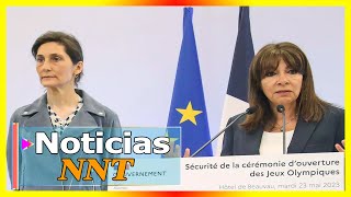 Anne Hidalgo cinglante avec AmélieOudéa Castéra après sa glissade dans la Seine [upl. by Grimbal595]