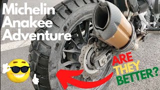 Michelin Anakee Adventure Tires on 2019 CB500X  My Experience So Far [upl. by Alfons359]