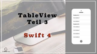 Swift 4 lernen  TableView Teil 3 [upl. by Meedan]