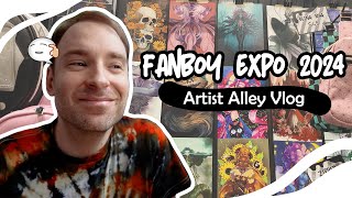 My Worst Convention to Date  FanBoy Expo Orlando 2024 artist alley VLOG artistalley artvlog art [upl. by Gerianna]