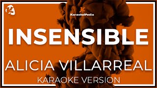 Alicia Villarreal  Insensible A Ti  INSTRUMENTAL KARAOKE [upl. by Medora]