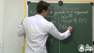 Modules et arguments  Exercice 2  Maths terminale  Les Bons Profs [upl. by Nilre]