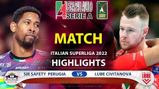 Wilfredo Leon vs Ivan Zaytsev  Perujia vs Civitanova  Italian Superliga 2022 [upl. by Ahsinhoj366]