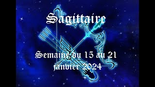 Sagittaire  Guidance du 15 au 21 janvier 2024  Mettre fin à une erreur dordre relationnel [upl. by Adiasteb310]