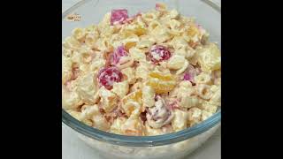 Creamy Macaroni Fruit Salad shorts macaronisalad youtubeshorts [upl. by Bekelja692]