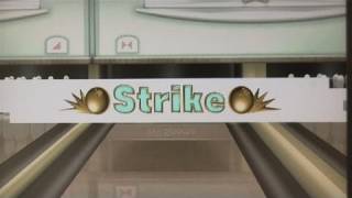 How To Obtain A Strike In Wii Bowling [upl. by Anisamot579]