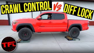 What Is Better Toyota Crawl Control OR Differential Lock TFLslip Test [upl. by Timrek]