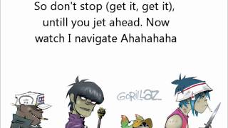 Gorillaz  Feel Good Inc Lyrics [upl. by Charla868]