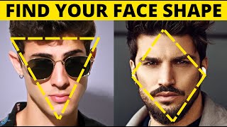 How To Identify Your Face Shape  Best Hairstyle amp Sunglasses  हिंदी में [upl. by Sarette]