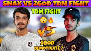 SNAX vs ZGOD TDM FIGHT🔥  ZGOD DEMOTIVATE  FT JONATHAN MOGAMBO [upl. by Cormack]