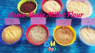 How to Prepare Multi Millet Flour at Homeவீட்டிலேயே சத்தான சிறுதானிய மாவு தயாரிக்கலாம் வாங்க [upl. by Pavior480]