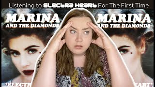 ELECTRA HEART Rhymes With WORK OF ART Marina and the Diamonds Reaction [upl. by Ardnaxela]