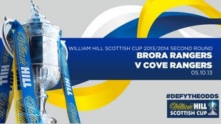 Brora Rangers 11 Cove Rangers  William Hill Scottish Cup Second Round [upl. by Fontes]