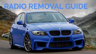 RADIO REMOVAL E90 E91 E92 E93 HOW TO REMOVE THE STEREO BMW 3 SERIES 20042013 [upl. by Airod]