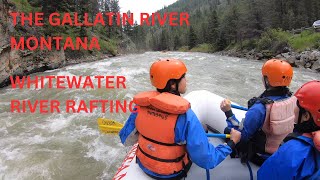 Whitewater River Rafting  The Gallatin River Montana [upl. by Yelrahc]