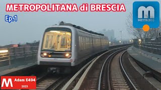 LA METROPOLITANA DI BRESCIA 4K • 2023🇮🇹 [upl. by Hanaj241]