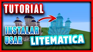 TUTORIAL COMO INSTALAR Y USAR LITEMATICA EN MINECRAFT [upl. by Stanwinn]