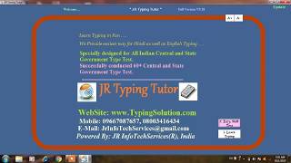 how to install jr typing tutor 928 for free [upl. by Aicnarf560]