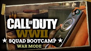 Call of Duty WW2 War Mode Tips amp Tricks  CoD Squad Bootcamp [upl. by Yttik]