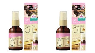 Lucidol Argan Rich Hair Oil Smooth Review [upl. by Oirtemed]