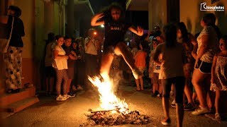 Αναβίωση εθίμου Άη Γιάννη Φανιστή στο κάστρο της Χίου [upl. by Naimad304]