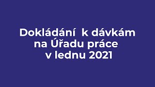 Dokládání k dávkám za 4 čtvrtletí [upl. by Danila]