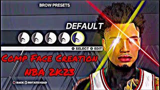 DRIPPY FACE CREATION COMP FACE IN NBA 2K23 [upl. by Gipps]