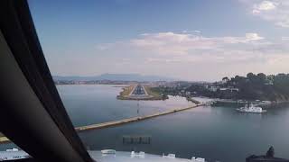 Landing at Corfu Airport [upl. by Marthe]