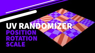 UV Randomizer  3ds Max [upl. by Enimisaj]