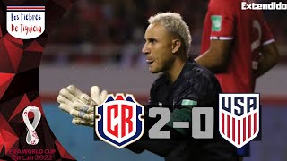 Costa Rica vs Estados Unidos 🇨🇷⚽️ Eliminatoria Mundialista Qatar 2022 Extendido [upl. by Wilde439]