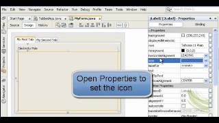 TabbedPane with NetBeans  Java Training in Chandigarh [upl. by Eyllek260]
