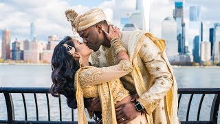 The Arijes Wedding Interracial Wedding  African and Indian [upl. by Rubinstein]