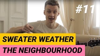 Ваня научи SWEATER WEATHER  THE NEIGHBOURHOOD разбор на гитаре [upl. by Ayit]