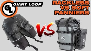 Rackless Motorcycle Luggage vs Soft Panniers [upl. by Staci]