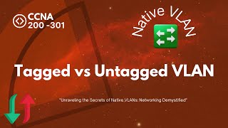 04 What is Native VLAN  Understanding Tagged and Untagged Traffic on Trunk Link [upl. by Harshman]