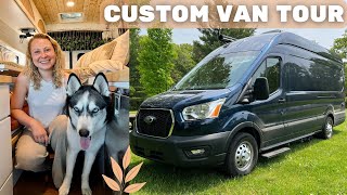 FULL TOUR of my NEW Ford Transit Camper Van 🚐 Professional Van Conversion by Drifter Vans [upl. by Stanfield406]