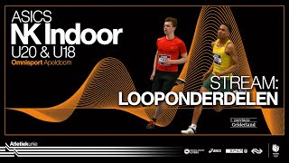 ASICS NK Indoor U20 amp U18  Dag 2  Looponderdelen [upl. by Heather]