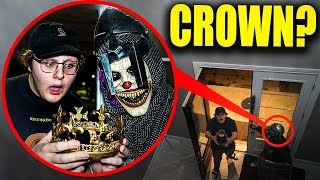 WE SPIED ON A CLOWN KNIGHT TO FIND THE CLOWN KINGS CROWN HIDDEN CAMERA [upl. by Yadrahs430]