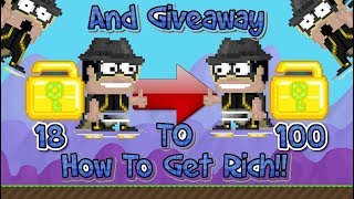 New  How To Get RICH Easy  Growtopia  in 5 Hours [upl. by Ettegdirb]