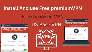 How To Install Browsec Free VPN  Use Browsec Free VPN Extension  Free Use premium VPNBrowsec VPN [upl. by Keith646]