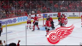 Red Wings First Goal of 2024 Preseason  Tyler Motte [upl. by Eesdnil]