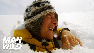 Bear Grylls’ Winter Survival Skills ❄️  Man vs Wild  Discovery [upl. by Nnayd85]