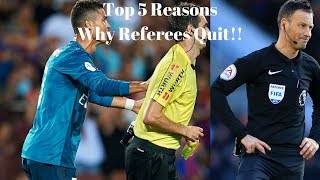 Top 5 Reasons Why Sunday League Football Referees Quit [upl. by Ramled]