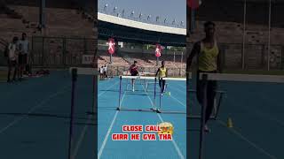 Hamstring muscle injury ke sound 💥🤯 in hurdles athletics runningtips shortsfeed [upl. by Thetes955]