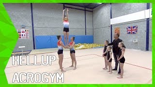 Hellup Acrogym met Pleunie van Mook Mariska van de Water en Fem van Os  ZAPPSPORT [upl. by Francine]