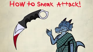 How to Rogue  Dnd 5e Basic guide to Sneak attack [upl. by Mallin39]