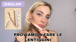 PROVIAMO A FARE LE LENTIGGINI CON SHEGLAM [upl. by Marala]