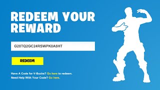 REDEEM FREE EMOTE CODE in Fortnite How to Get Free Emote Claim Now [upl. by Joycelin]