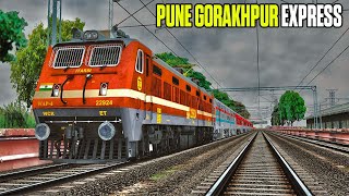 🔴PART 2 LIVE ET WAP4 HAULS  15030 PUNEGORAKHPUR EXPRESS VIA LUCKNOW 🚂 KOPARGAON TO BHUSAWAL MSTS [upl. by Sinnel]